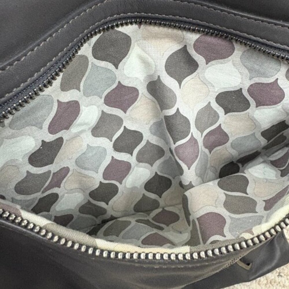 HOBO international Gray Leather Tote Shoulder Bag - Picture 9 of 14